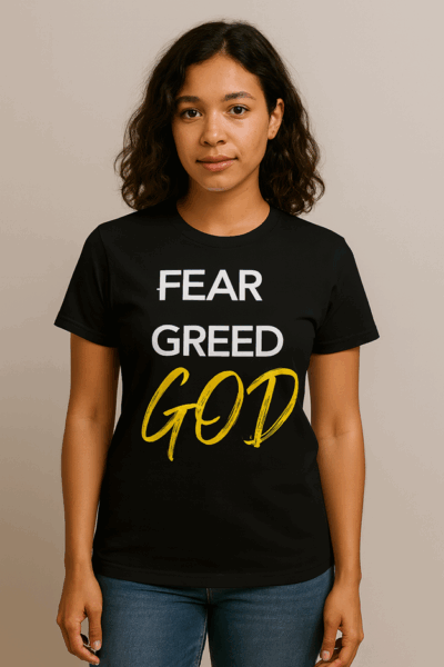Fear Greed God shirt